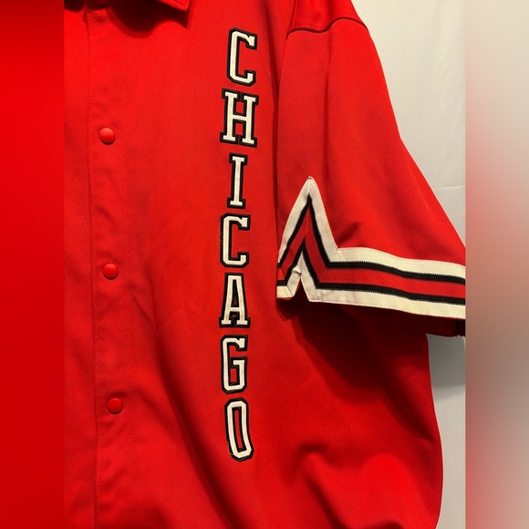Nike NBA Chicago Bulls Red Windy City Game Warm-Up Shooting Jacket Size 4XL - Picture 3 of 9